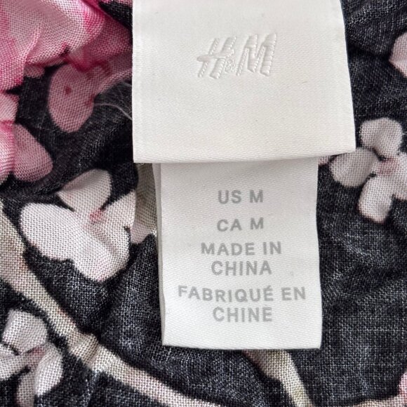 H&M Pink and Black Floral Dress - Picture 5 of 6